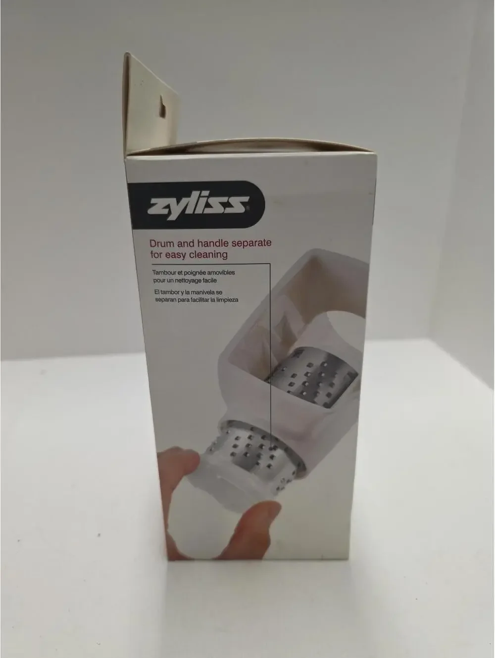 Zyliss Classic Rotary Cheese Grater - NSF Restaurant Certified Handheld Grater -